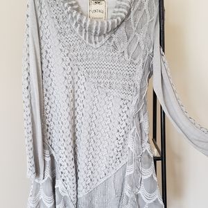 Vintage Brand short dress. Light grey. Size Small.